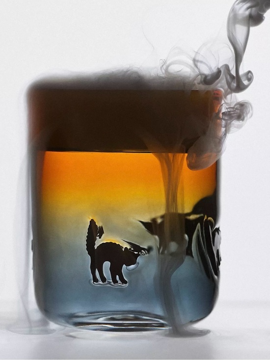 Anthropologie Other - NEW Anthropologie Mystic Halloween Scaredy Cat Icon Juice Glass 17.9 OZ